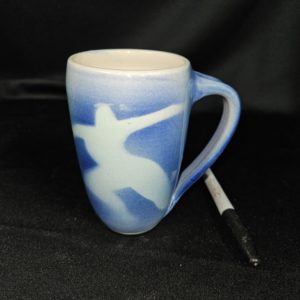 Blue Person Mug